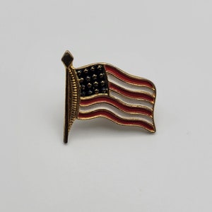 American Flag Pin Vintage