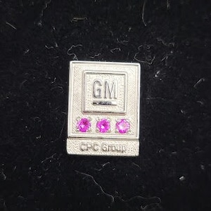 Vintage General Motors Lapel Pin 1/10 10k Tie Tac CPC Group Pin