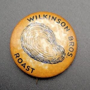Vintage Wilkinson Bros. Roast Pin Back Button