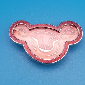 Disney Pin Simba Kopf mit Labyrinth Spiel Kleine Metallkugel 2016 Walt Disney Pin 36749