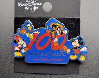 Vintage Mickey Mouse MGM Studios 100 Years of Magic Disney Pin on