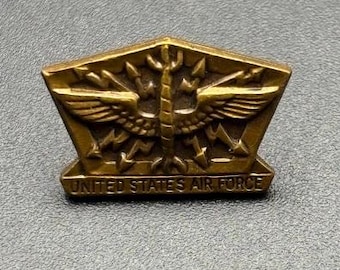 ビンテージ アメリカ陸軍 2 等中尉 階級「棺」ピン WW2 / 朝鮮戦争時代