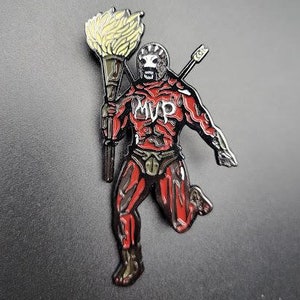 Uruk Hai Berserker MVP Emalj Pin Lysande Fackla