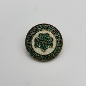 Vintage Girl Scouts of the USA 50 1912-1962 pin