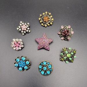 Vintage Rhinestone Brooches
