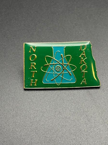 Atomic Symbol Pin - Etsy