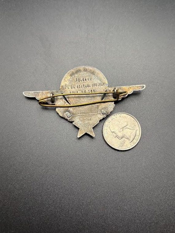 ★１９３０年代＊アメリカ軍＊陸軍＊第１沿岸砲兵連隊ＤＩ/クレストバッジ（実物） ☆1930年代＊アメリカ軍＊陸軍＊第1沿岸砲兵連隊DI/クレスト