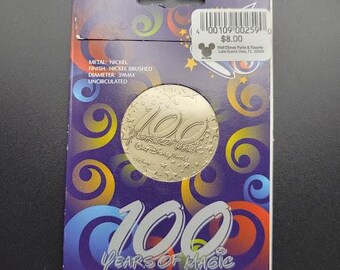 Vintage Walt Disney World Medallion Collection 100 Years of Magic