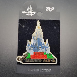 Vintage Disney Trading Pin Disneyland Hong Kong Opening Day 1983 Commemorative Edition