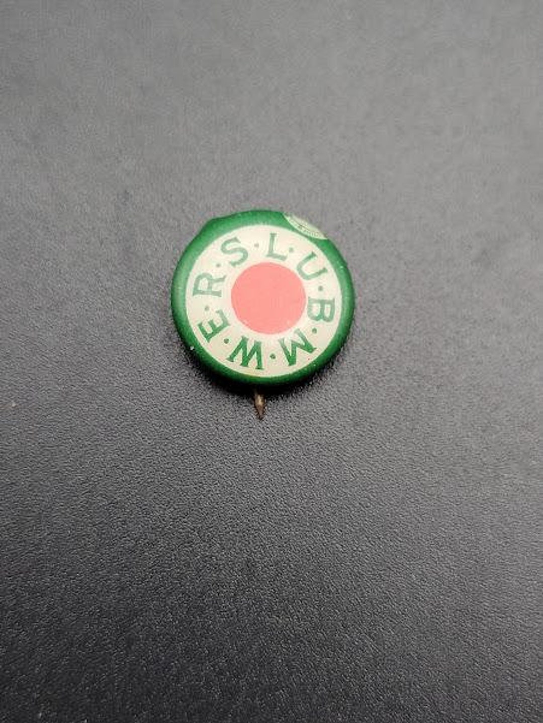 Equity Union Button Pin Vintage Union Pin Back Button BMWERSLU Lapel Pin Maintenance of Way ...