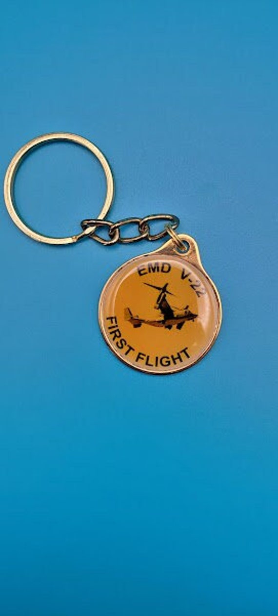 Vintage Original V22 Bell Boeing Osprey Keychain Fir… Gem