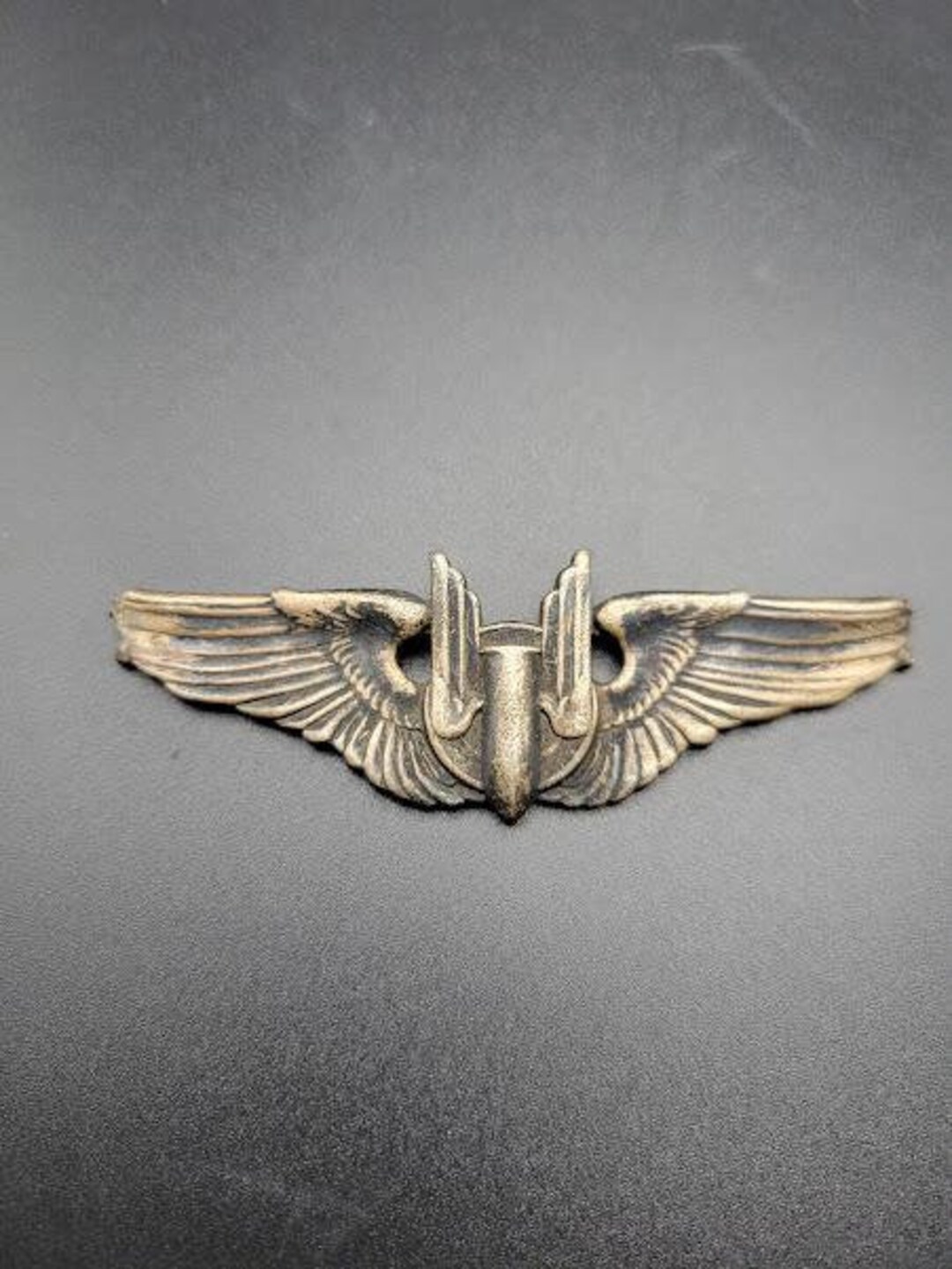 Vintage WW2 US Gunner Wings Sterling Silver Badge - Etsy