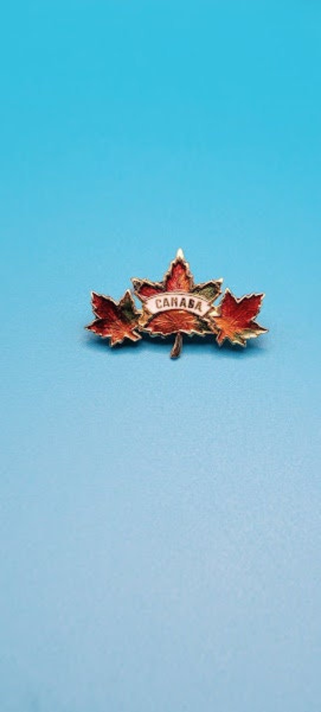Barre De Cravate Vintage 'Canada Maple Leaf' (Feuille D'Érable) - Occasion