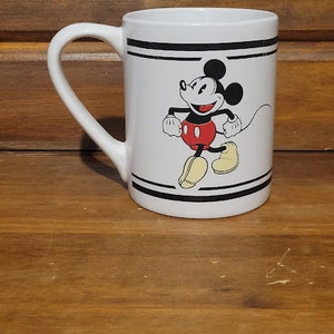 Taza de café vintage de Mickey Mouse, Taza de café de Walt Disney, Taza Gibson imagen 2