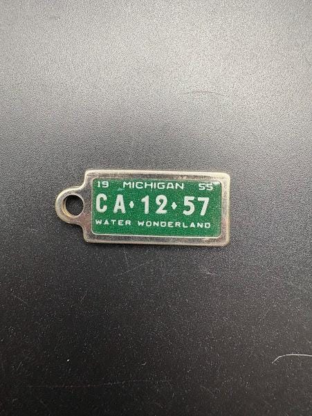 Vintage DAV Miniature License Plate Key Chain Tags Sold Separately