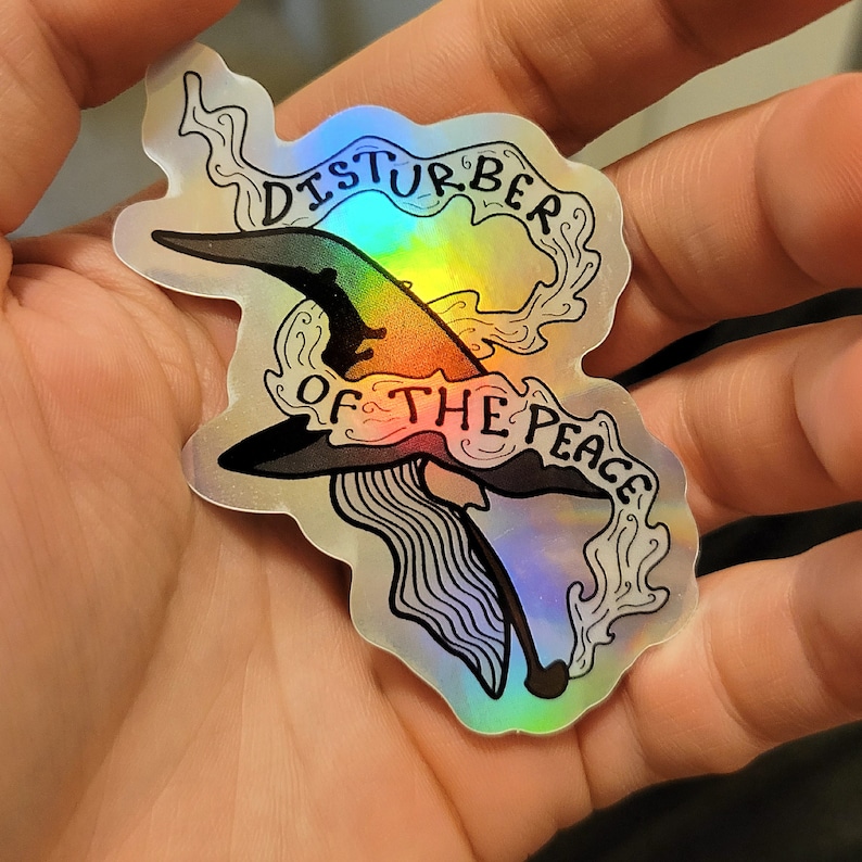 Gandalf Disturber of the Peace Sticker Etsy