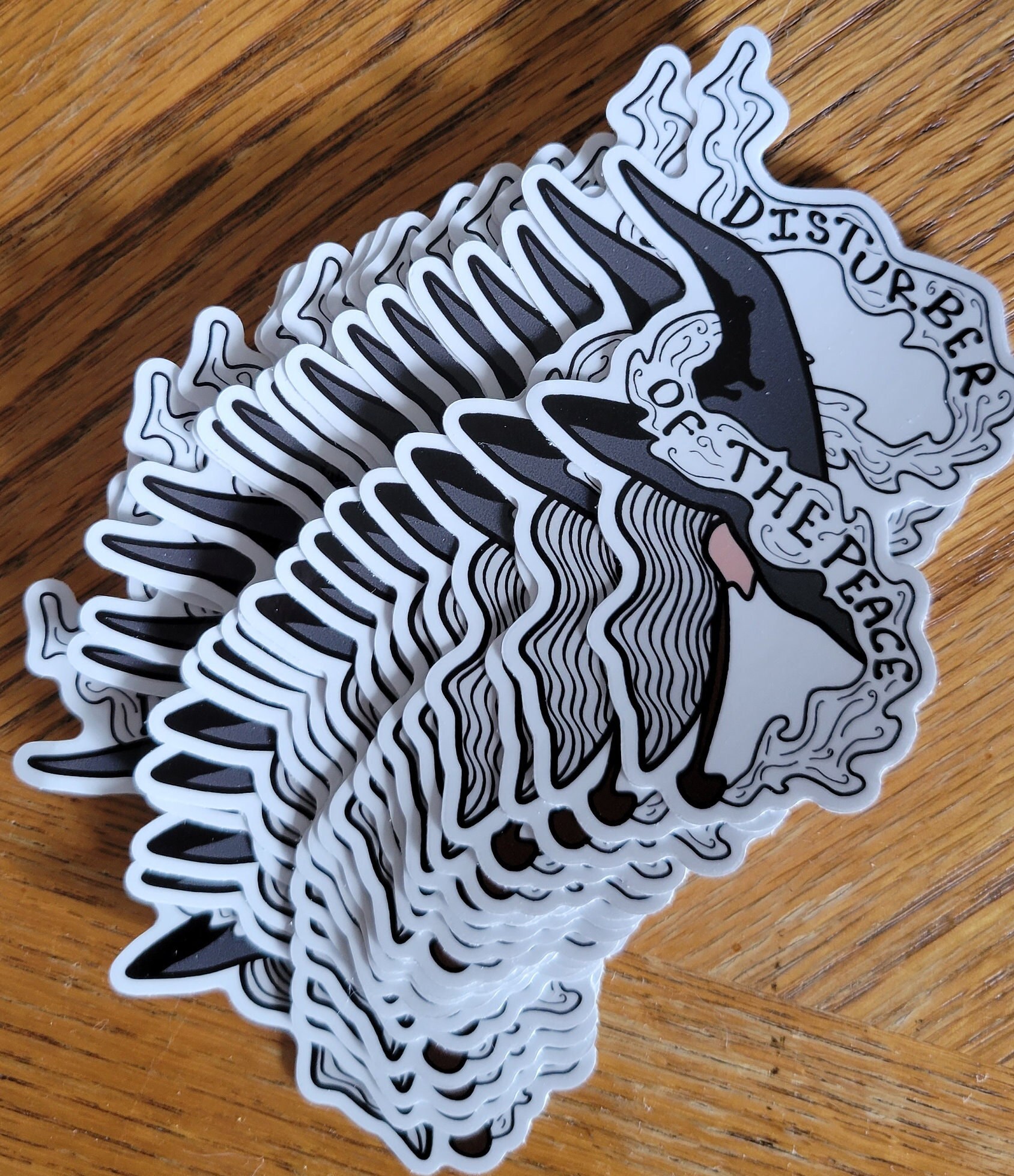 Gandalf Disturber of the Peace Sticker Etsy Canada