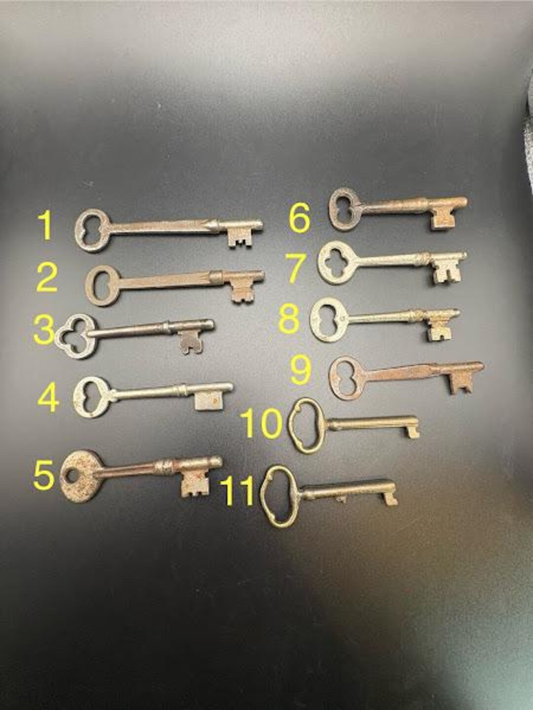 Vintage Skeleton Keys Sold Separately - Etsy