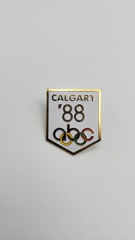 Calgary 88 ABC Olympic Pin Vintage