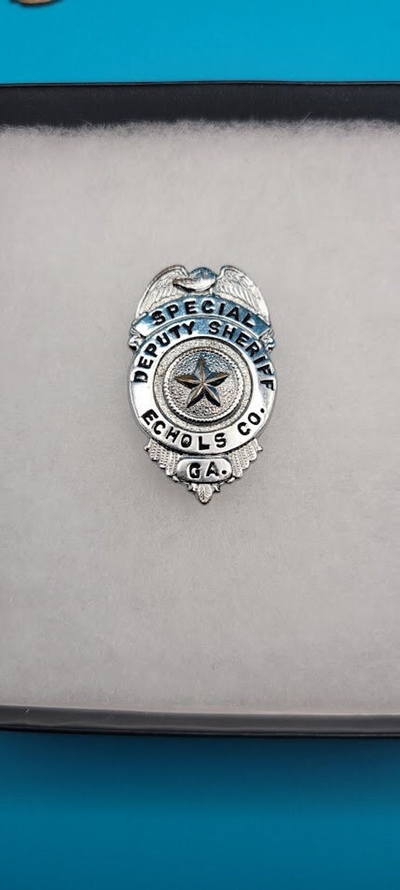 Vintage Sheriff Badge Lapel Pin Special Deputy She