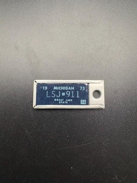 Vintage DAV Miniature License Plate Key Chain Tags Sold Separately