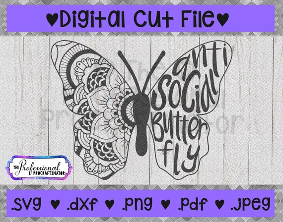 Free Free 208 Antisocial Butterfly Svg SVG PNG EPS DXF File