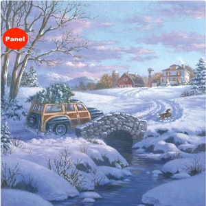 A Classic Christmas by Riley Blake Woody Wagon 9543