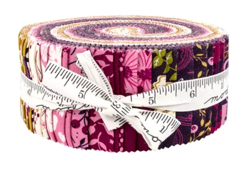 Wild Meadow Jelly Roll by Sweetfire Road for Moda Fabrics Etsy