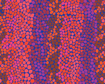 KFC Pebble Mosaic Prune Sateen Backing 108 inches wide
