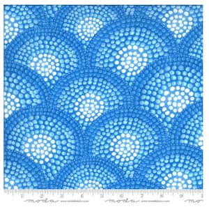 Dreamscapes Rising Digital Fabric - Light Blue