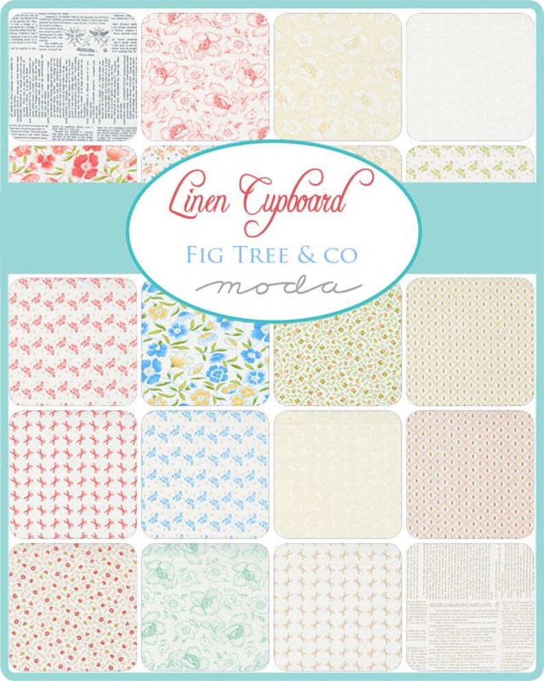 Linen Cupboard Layer Cake by Fig Tree & Co for Moda - Etsy