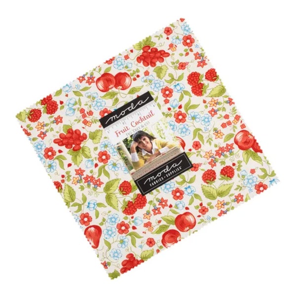 Fig Tree Fruit Cocktail Fabric Etsy