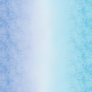 May include: Abstract background with a textured gradient. The color transitions from a deep blue on the left to a light blue on the right, with a white vertical stripe in the center. The texture gives a watercolor effect.