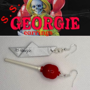 Georgies Paper Boat & Balloon Earrings
