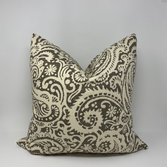 Kravet Arta Ash Linen 18x18 20x20 22x22 Seamist Rectangular Throw Pillow