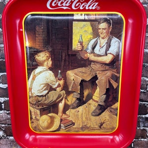 Coca-Cola Village Blacksmith Tray