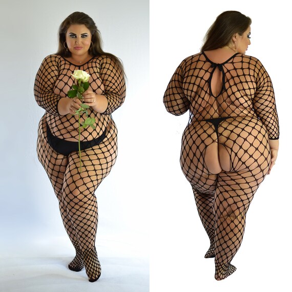 plus size neon bodysuit