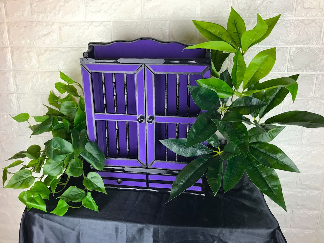 Gothic Spice Rack Made of Solid Wood, a Vintage Piece of Furniture With ...