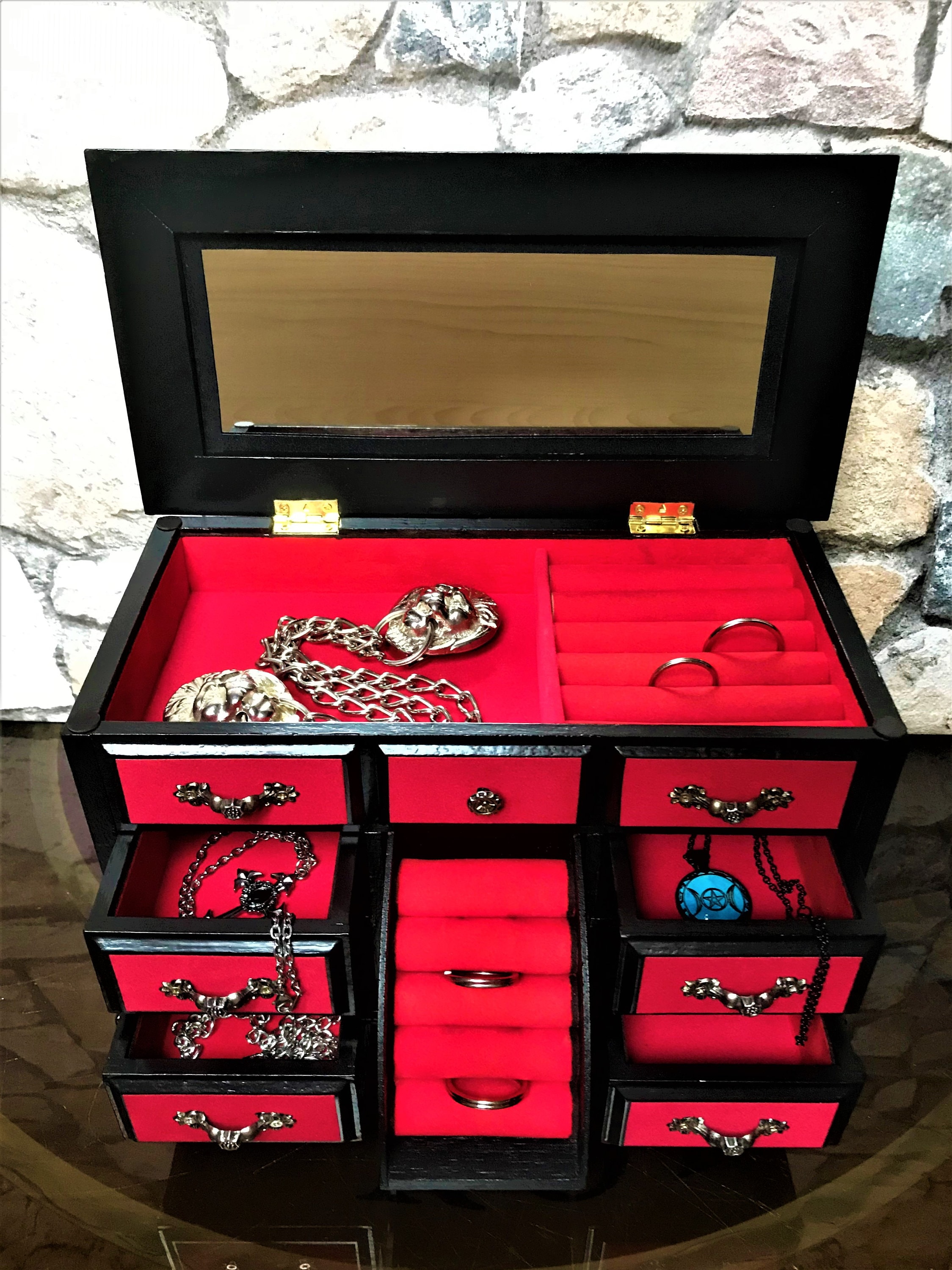 Gothic Decoration Jewelry Cabinet Jewelry Box Gifts Jewelry