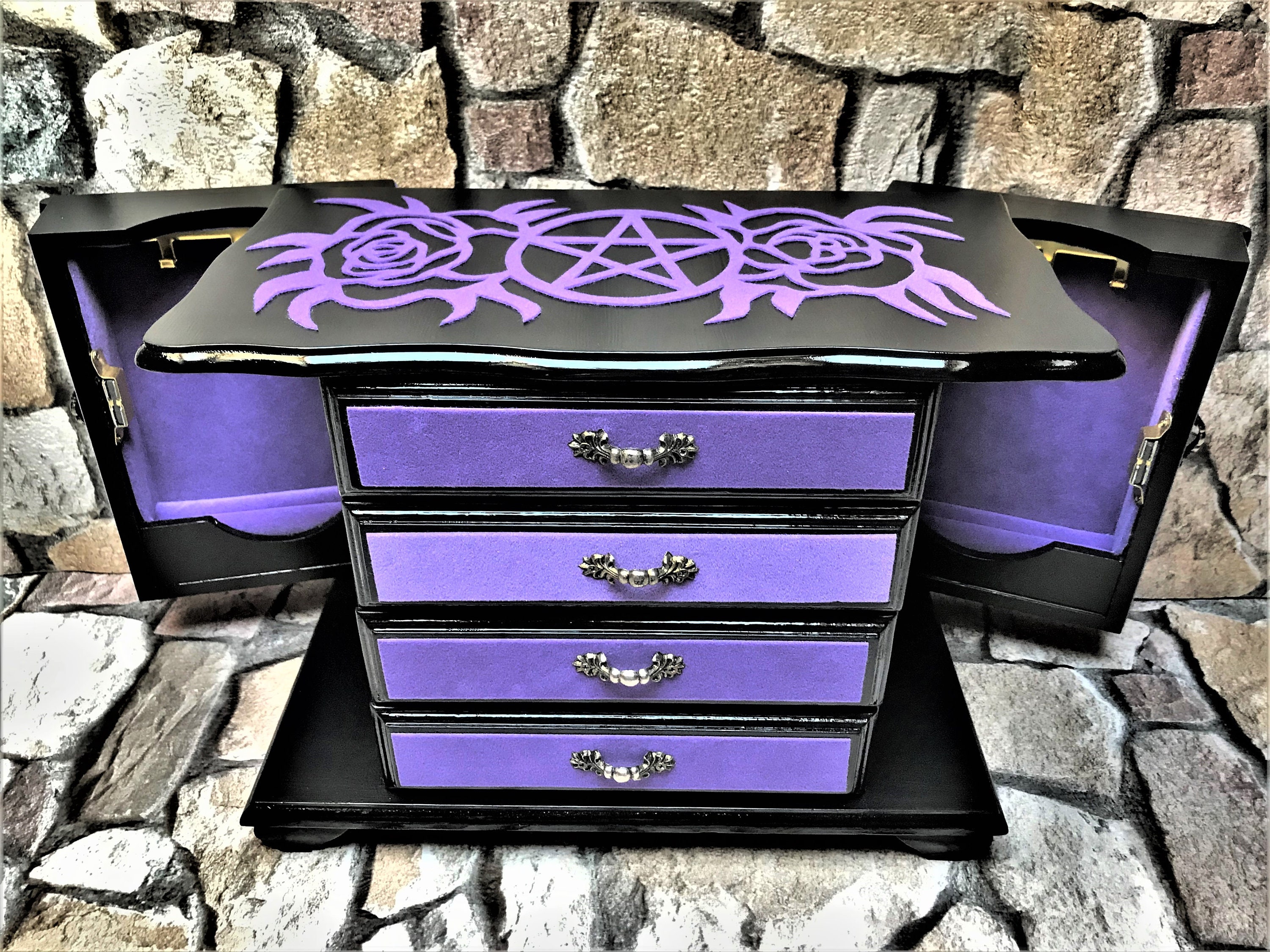 Gothic decoration jewelry jewelry box gifts Etsy