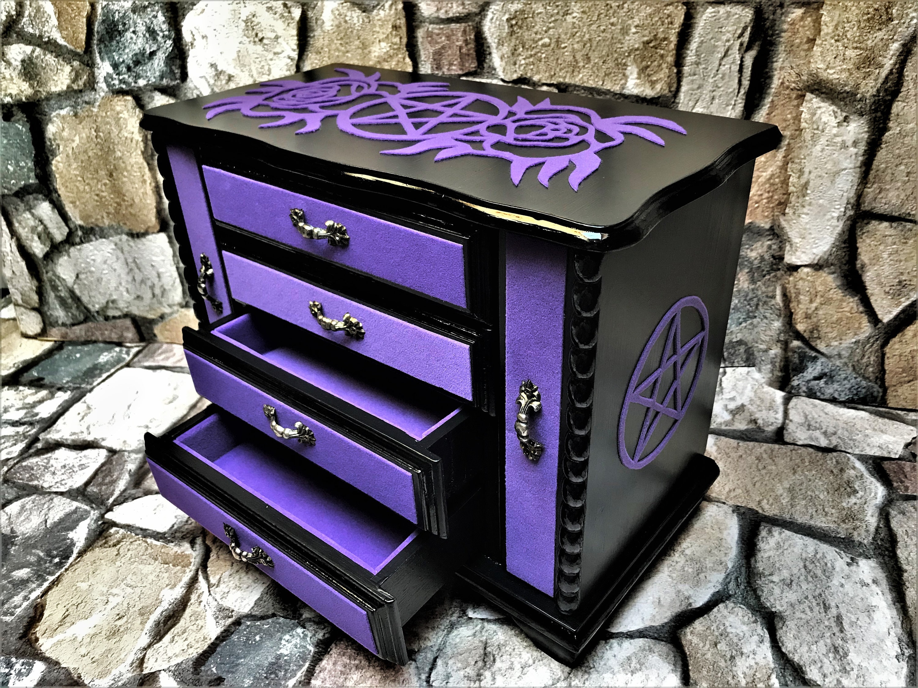 Gothic decoration jewelry jewelry box gifts Etsy