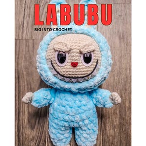 Labubu Crochet Pattern (PDF) | Amigurumi | Labubu Inspired | DIY Crochet | Intermediate Crochet Pattern