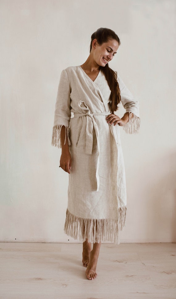 long fringed cardigan