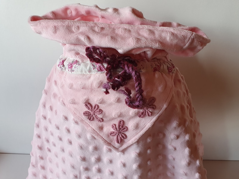 Poncho pink girl all sweet
