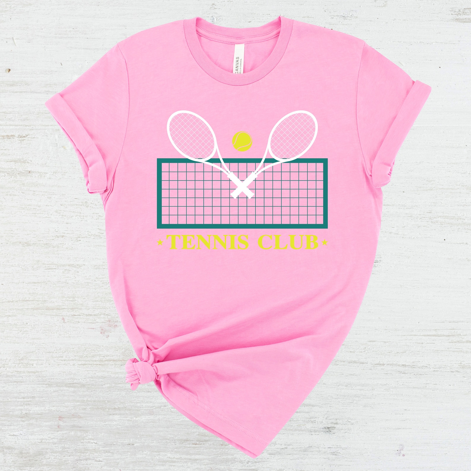 NEW TENNIS CLUB GRAPHIC T-SHIRT (SAGE) main image 0