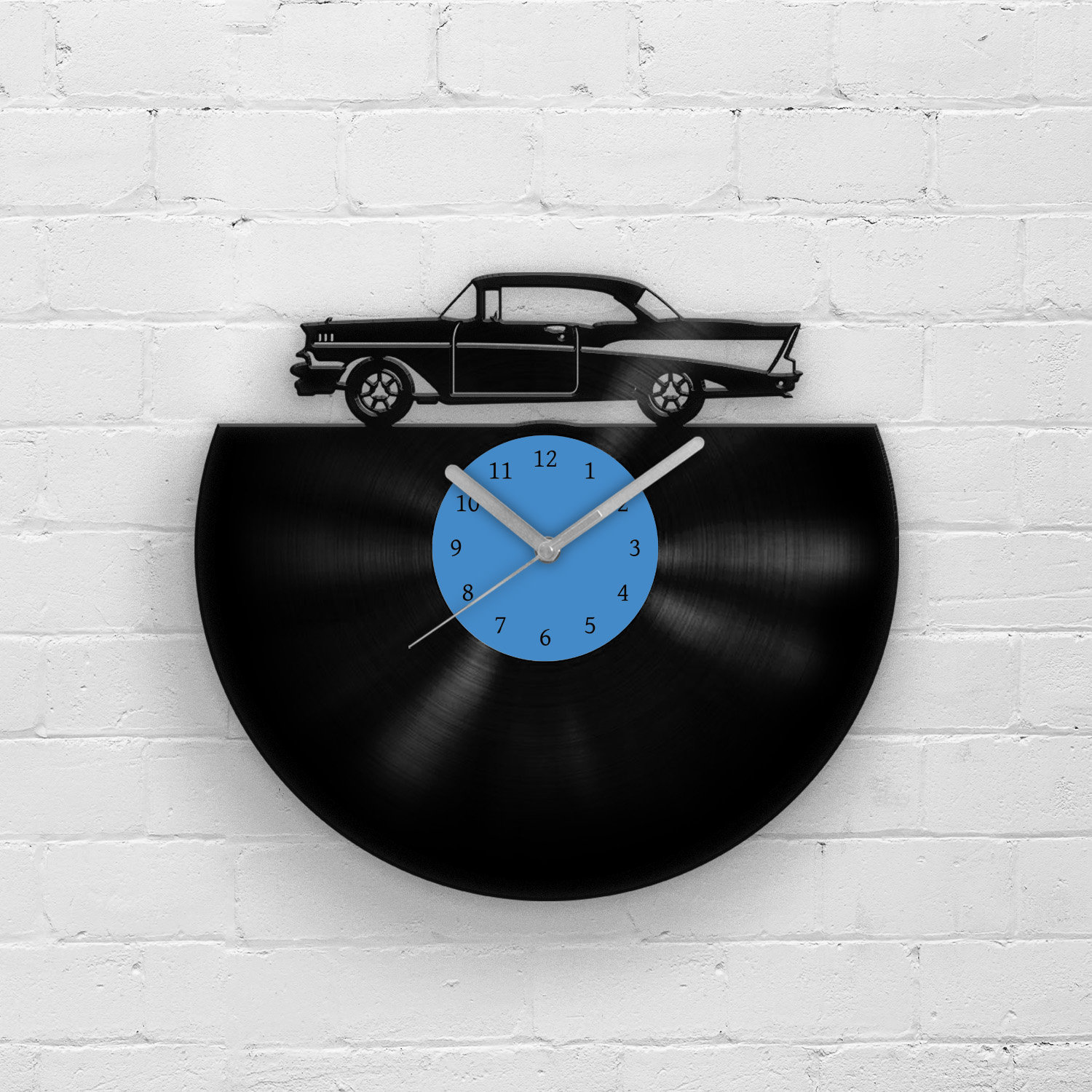 Classic Car Wall Clock Retro Wall Clock Vinyl Wall Clock Etsy