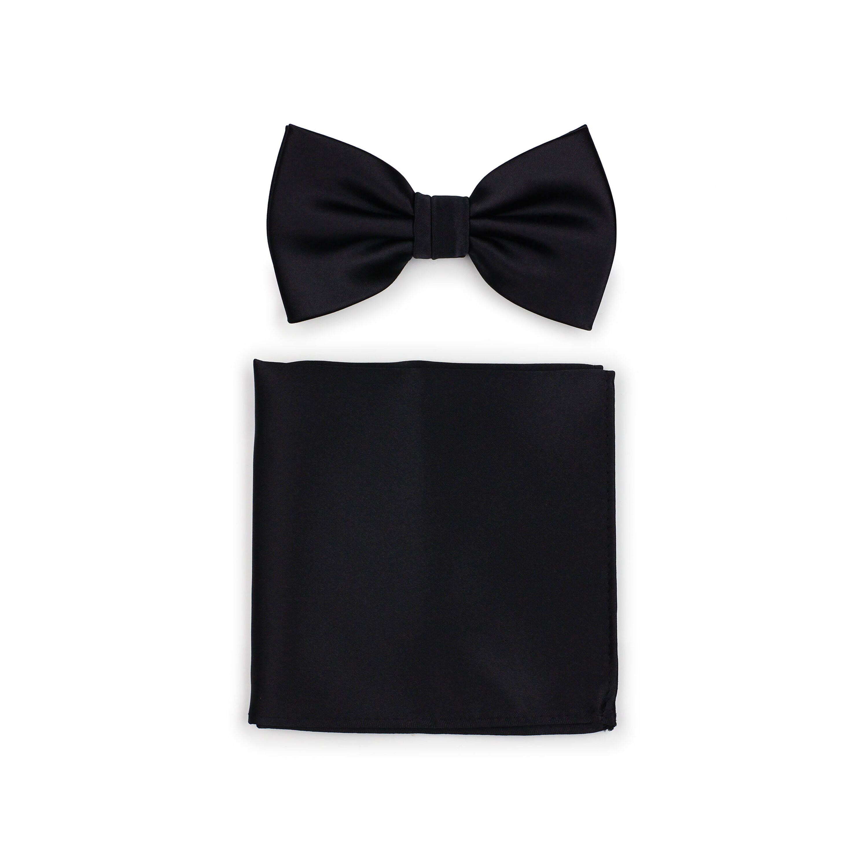 Black Bow Tie Solid Men's Bow Tie in Black in Pretied Etsy Canada
