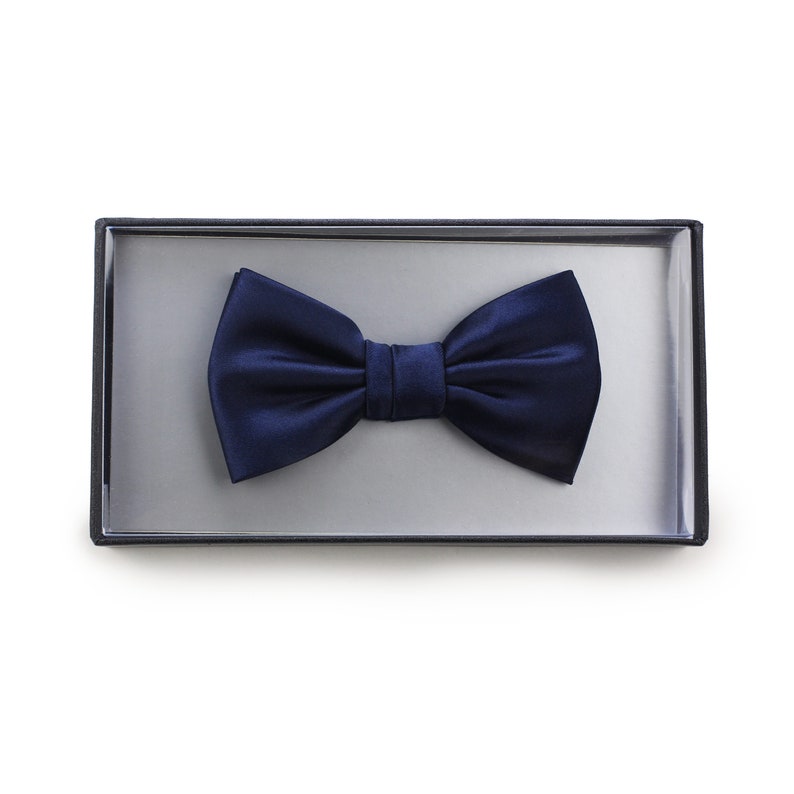 Dark Navy Kids Bow Tie Boys Bow Tie in Navy Navy Blue Etsy