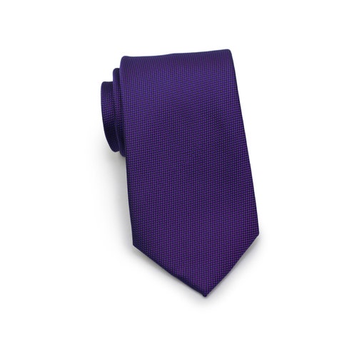 Regency Tie Mens Necktie in Regency Purple Solid Colored - Etsy