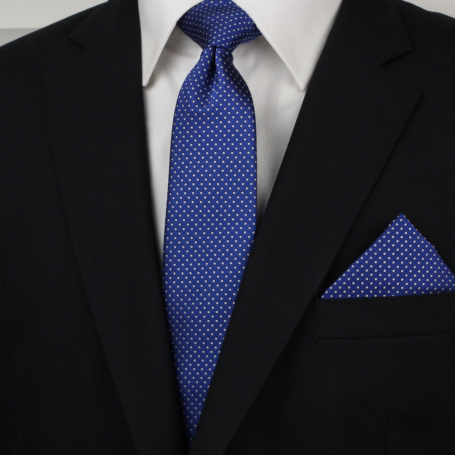 slim royal blue tie